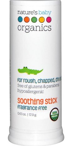 Natures Baby Soothing Stick Organic Fragrance Free 0.63 oz