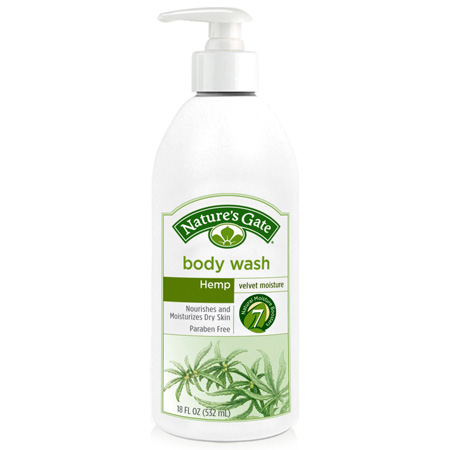 Natures Gate Hemp Velvet Moisture Body Wash 18 oz