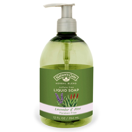 Natures Gate Lavender & Aloe Liquid Soap 12 oz TEMPORARELY UNAVAILABLE