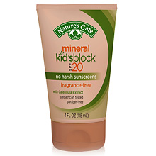 Natures Gate Mineral Kid'sblock SPF 20 4 oz