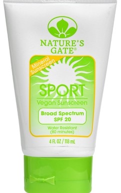 Natures Gate Mineral Sunblock SPF 20 4 oz