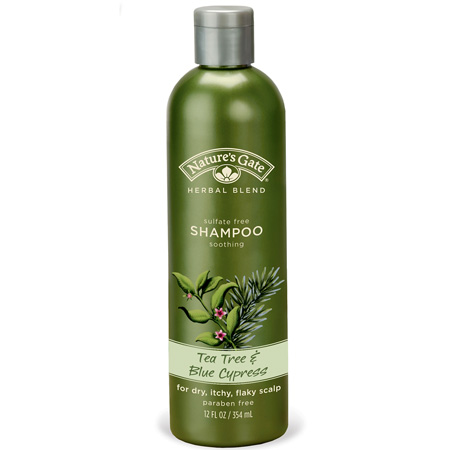 Natures Gate Tea Tree & Blue Cypress Shampoo 12 oz-OUT OF STOCK