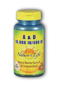 Natures Life - A 10,000 IU / D 400 IU 10,000iu/400iu 250 Sg