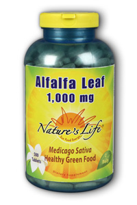 Natures Life - Alfalfa Leaf, 1,000 mg 1000mg 500 Tab-OUT OF STOCK