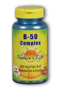 Natures Life - B-Complex, 50 mg 50mg 100 Tab