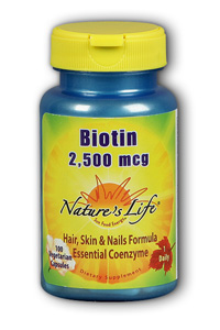 Natures Life - Biotin 2,500 mcg 2500mcg 100 Cap