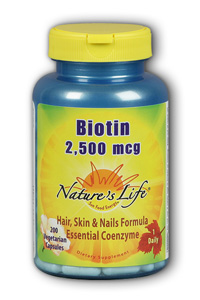 Natures Life - Biotin 2500 mcg 2500mcg 200 Cap