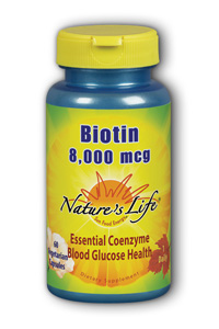 Natures Life - Biotin 8,000 mcg 8000mcg 60 Vcp-UNAVAILABLE