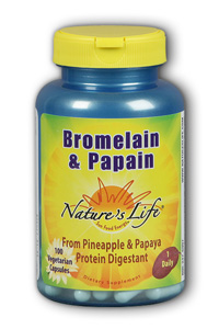 Natures Life - Bromelain & Papain 250mg/250mg 100 Vcp