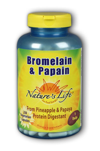 Natures Life - Bromelain & Papain 250mg/250mg 250 Vcp