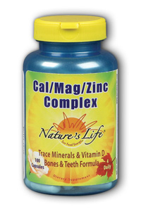 Natures Life - Cal/Mag/Zinc Complex 1000/500/15mg 100 Cap