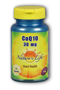 Natures Life - CoQ-10, 30mg 30mg 50 Cap