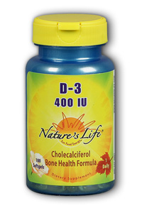 Natures Life - D-3 400 IU 400iu 100 Sg