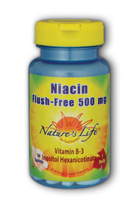 Natures Life - Flush-Free Niacin, 500 mg 500mg 50 Tab