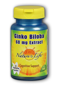 Natures Life - Ginkgo Biloba 60mg 50 Vcp