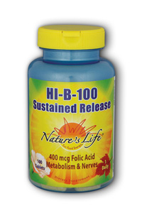 Natures Life - HI-B-100 B-Complex 100mg 100 Tab     TEMPORARILY UNAVAILABLE