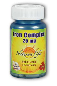 Natures Life - Iron Complex 25mg 50 Vcp