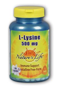 Natures Life - L-Lysine 500mg 100 Cap