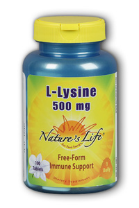 Natures Life - L-Lysine 500mg 100 Tab