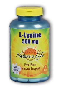 Natures Life - L-Lysine 500mg 250 Tab-OUT OF STOCK