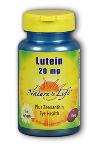 Natures Life - Lutein 20mg 20mg 30 Sg
