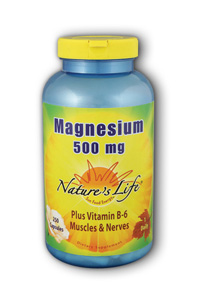 Natures Life - Magnesium, 500 mg 500mg 250 Cap