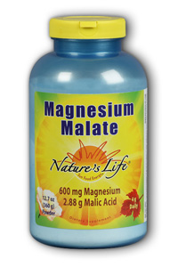 Natures Life - Magnesium Malate Unflv 600mg 360 g Pwd-UNAVAILABLE