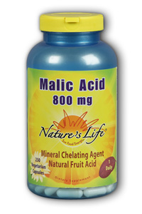 Natures Life - Malic Acid 800 mg 800mg 250 Vcp