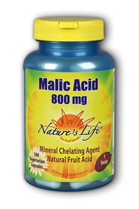 Natures Life - Malic Acid 800mg 800mg 100 Vcp