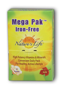 Natures Life - Mega Pak Multi Iron Free 30 Mix-OUT OF STOCK