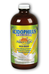 Natures Life - Milk Base Acidophilus Unflv 16 oz Liq