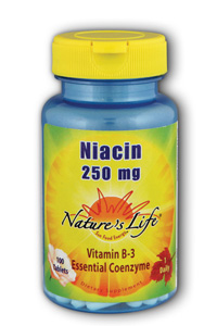 Natures Life - Niacin, 250 mg 250mg 100 Tab-OUT OF STOCK
