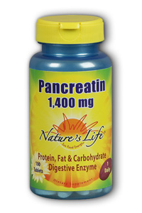 Natures Life - Pancreatin 4X Strength 1400mg 100 Tab