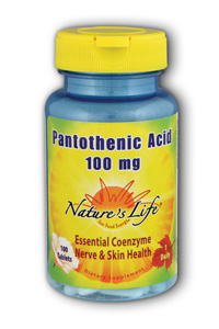 Natures Life - Pantothenic Acid, 100 mg 100mg 100 Tab-UNAVAILABLE