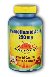 Natures Life - Pantothenic Acid, 250 mg  250 Tab-UNAVAILABLE