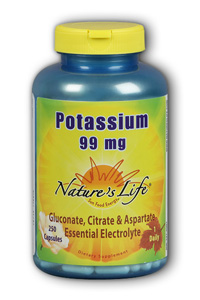 Natures Life - Potassium, 99 mg 99mg 250 Cap