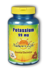 Natures Life - Potassium, 99 mg 99mg 250 Tab