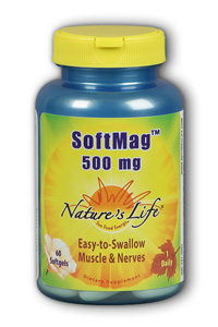 Natures Life - SoftMag 500mg 60 Sg      TEMPORARILY UNAVAILABLE