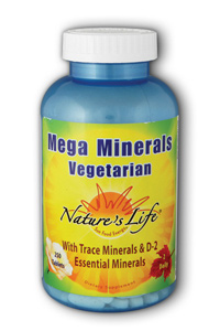 Natures Life - Vegetarian Mega Minerals 250 Tab-OUT OF STOCK