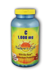 Natures Life - Vit C 1,000 mg Caps 1000mg 250 Vcp