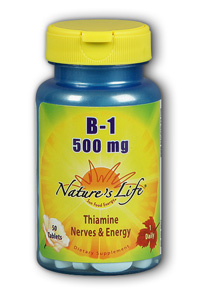 Natures Life - Vitamin B-1 500 mg 500mg 50 Tab