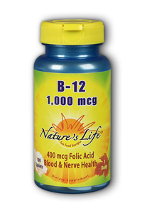 Natures Life - Vitamin B-12, 1,000 mcg 1000mcg 100 Tab