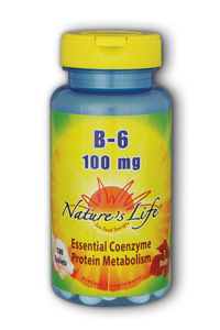 Natures Life - Vitamin B-6, 100mg 100mg 100 Tab