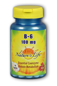 Natures Life - Vitamin B-6 100mg Tablets 100mg 50 Tab-UNAVAILABLE
