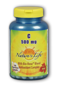 Natures Life - Vitamin C, 500 mg Caps 500mg 100 Cap