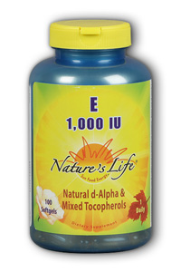 Natures Life - Vitamin E, 1,000 IU 1000iu 100 Sg