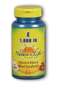 Natures Life - Vitamin E, 1,000 IU 1000iu 50 Sg