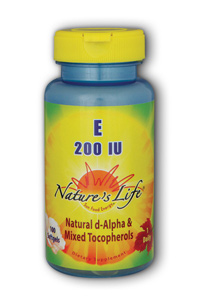 Natures Life - Vitamin E, 200 IU 200iu 100 Sg-UNAVAILABLE