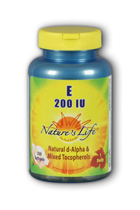 Natures Life - Vitamin E, 200 IU 200iu 250 Sg