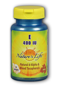 Natures Life - Vitamin E, 400 IU 400iu 50 Sg
